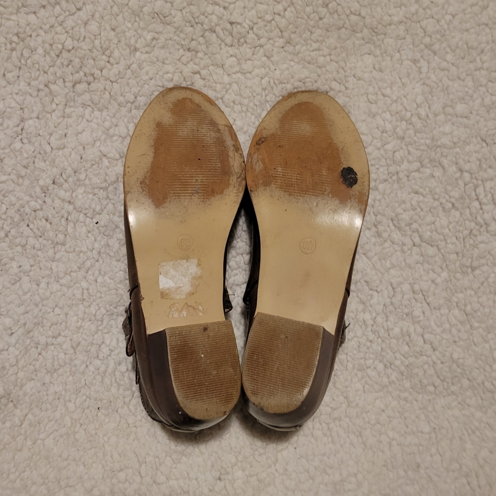 CATO Buckle Strap Ankle Boots Brown Size 8 - Picture 16 of 16